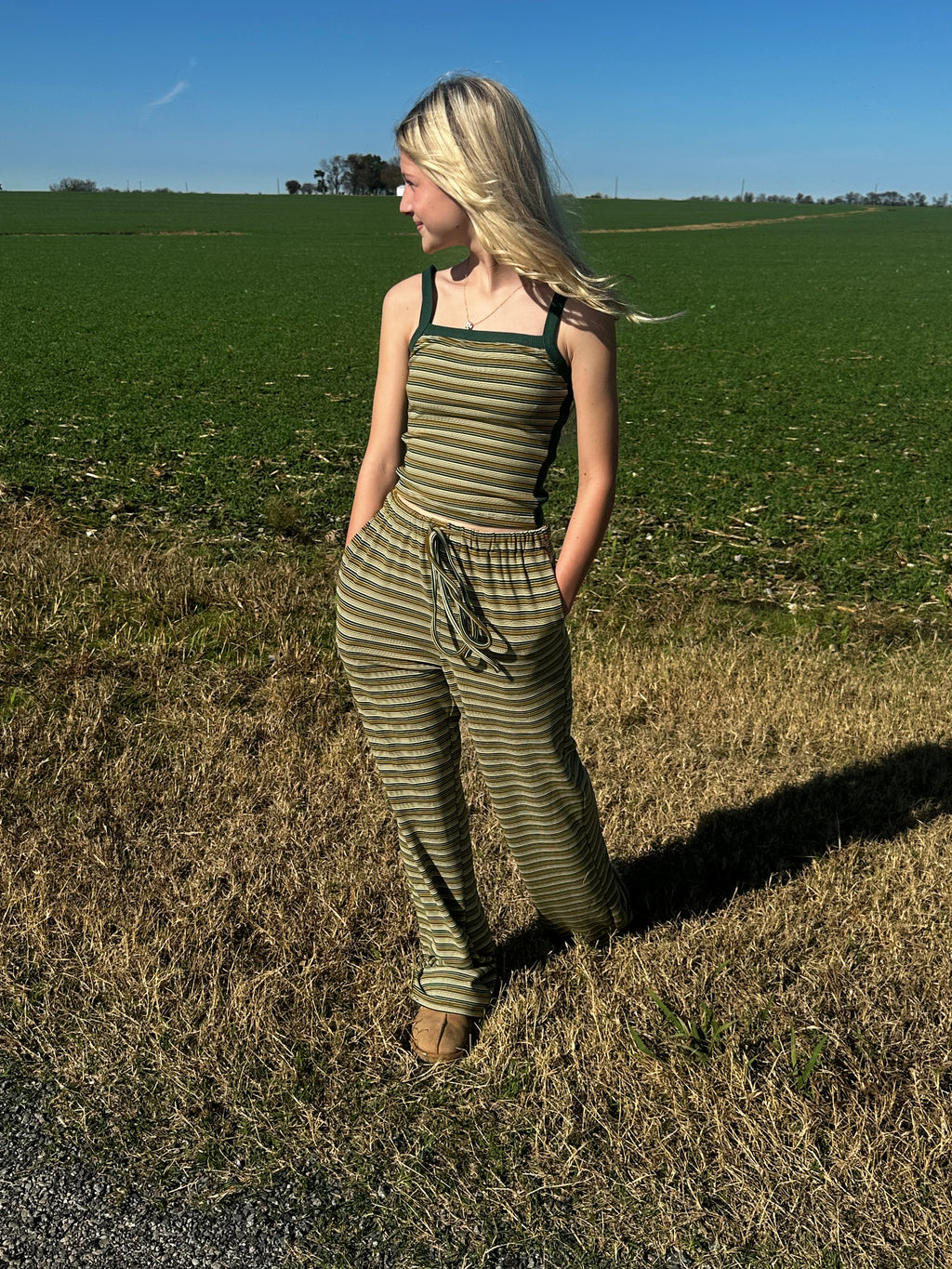 Hazel Striped Pants