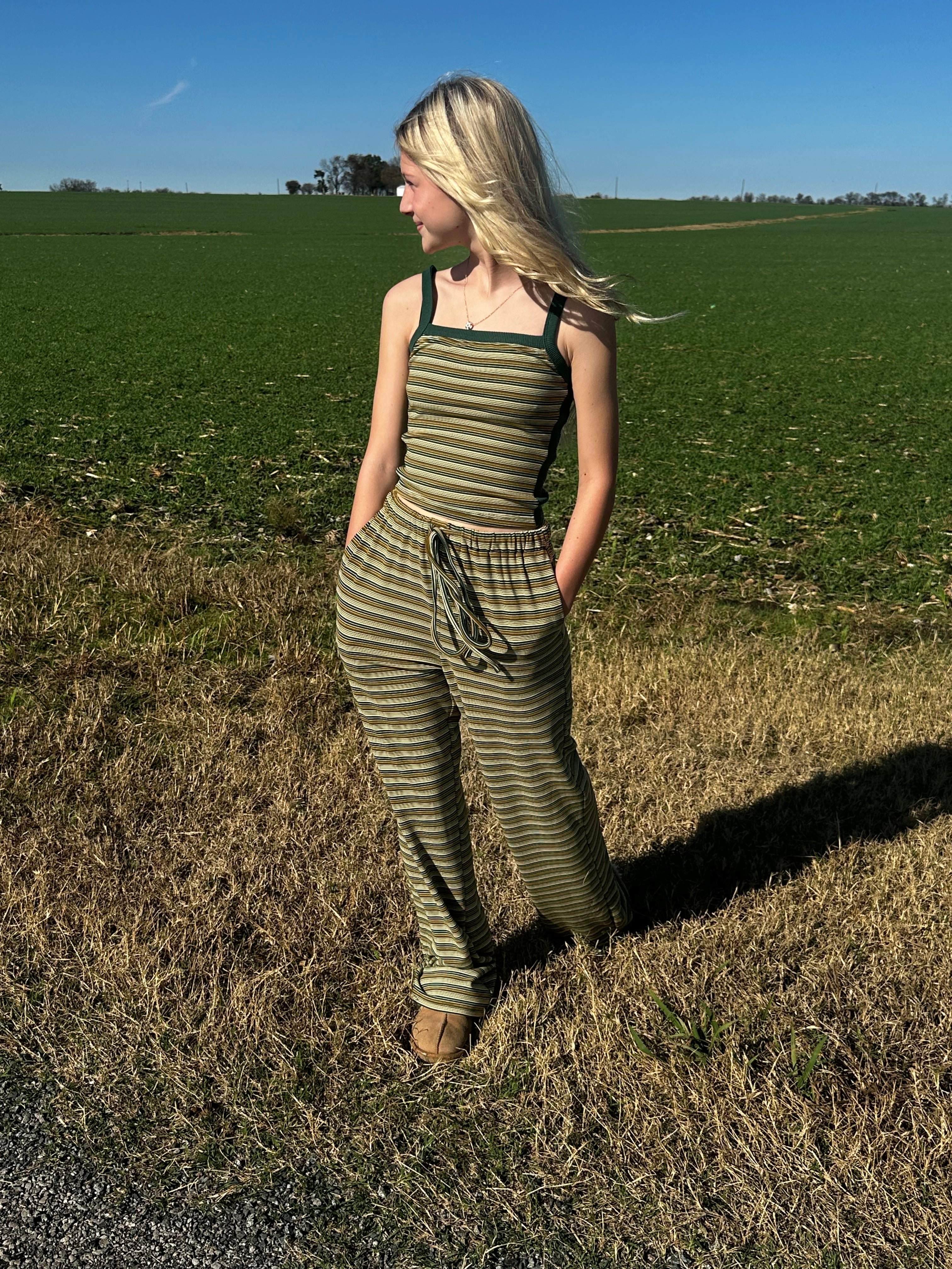 Hazel Striped Pants
