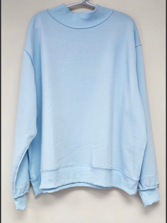 Mockneck Sweatshirt (light blue)